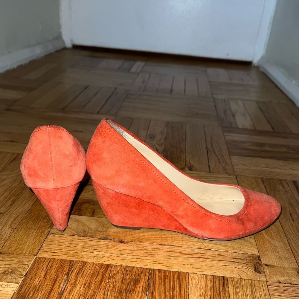Kate spade suede wedge heels